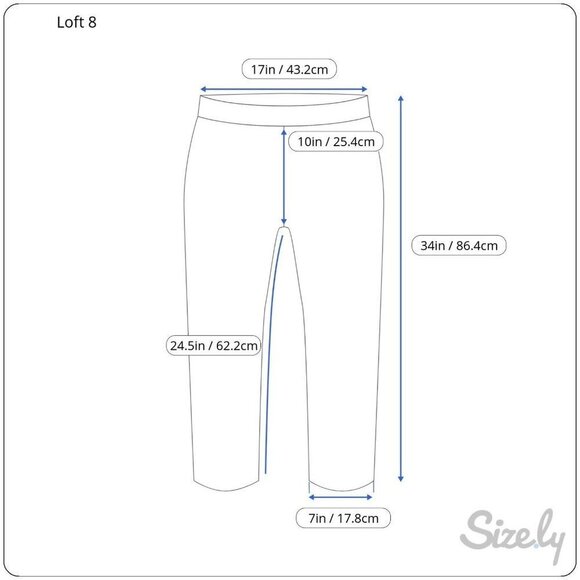 Ann Taylor LOFT Womens Size 8 Gray Flat Front Pockets Cropped Ankle Pants - Picture 2 of 10